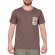 Ethno T-Shirt "Elephant" braun XL