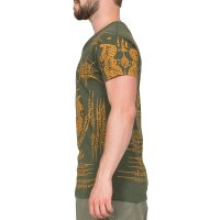 Thai Tempel Tattoo T-Shirt "Tiger" grün L