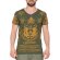 Thai Tempel Tattoo T-Shirt "Tiger" grün L