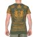 Thai Tempel Tattoo T-Shirt "Tiger" grün L