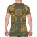 Thai Tempel Tattoo T-Shirt "Turtle" grün L