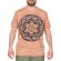 T-Shirt "Om Mandala" braun M