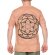T-Shirt "Om Mandala" braun M