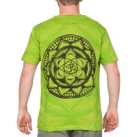 T-Shirt "Om Mandala" grün M