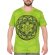 T-Shirt "Om Mandala" grün M