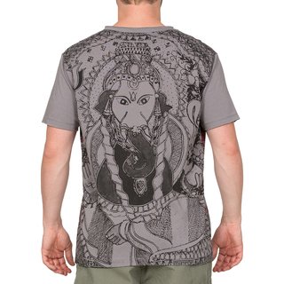T-Shirt Ganesha grau M