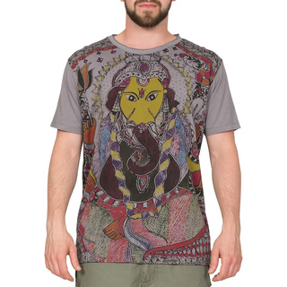 T-Shirt Ganesha grau XL