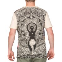 T-Shirt "Blume des Lebens" creme L