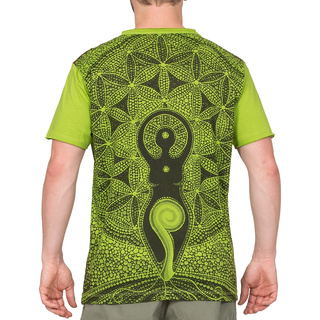 T-Shirt Blume des Lebens grün XL