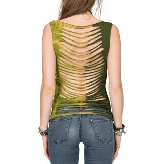 Batik Top Cut Out mit Rckenausschnitt