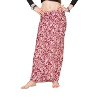 Sarong "Hawaii" aus Viskose rot
