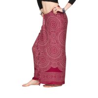 Sarong "Ethnic Mandala" aus Viskose rot