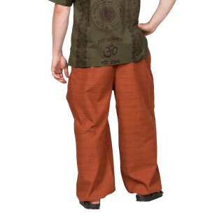 Pluderhose Sudarshan Chakra orange