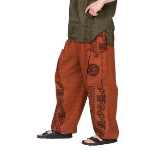 Pluderhose Sudarshan Chakra orange