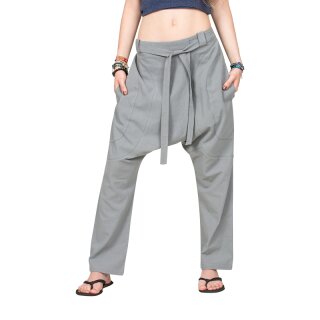 Pumphose Round Pockets grau