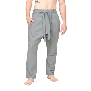 Pumphose Round Pockets grau