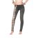 Batik Leggings aus elastischer Viskose grau
