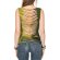 Batik Top "Cut Out" mit Rückenausschnitt grün