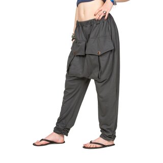 Pumphose Front Cargo grau
