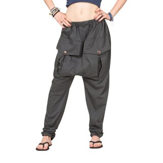 Pumphose Front Cargo grau