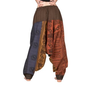 Patchwork Aladinhose Sudarshan Chakra