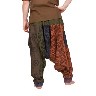 Patchwork Aladinhose Sudarshan Chakra