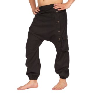 Pumphose "Five Buttons" schwarz XXL