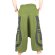 Goa Aladinhose "Blume des Lebens" grün/schwarz L/XL